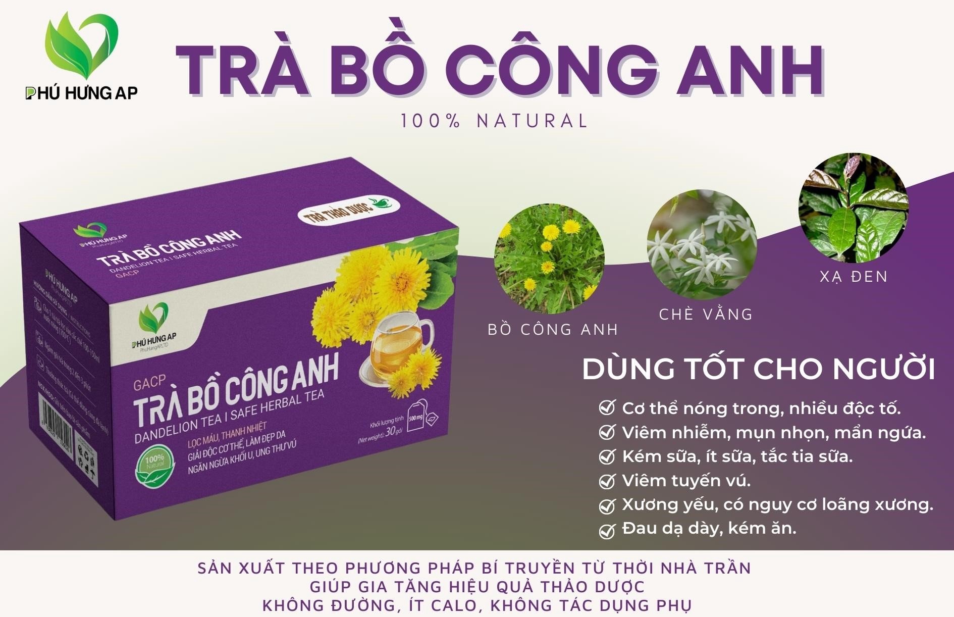 Trà bồ công anh (Phú Hưng AP) - 1Mall.vn