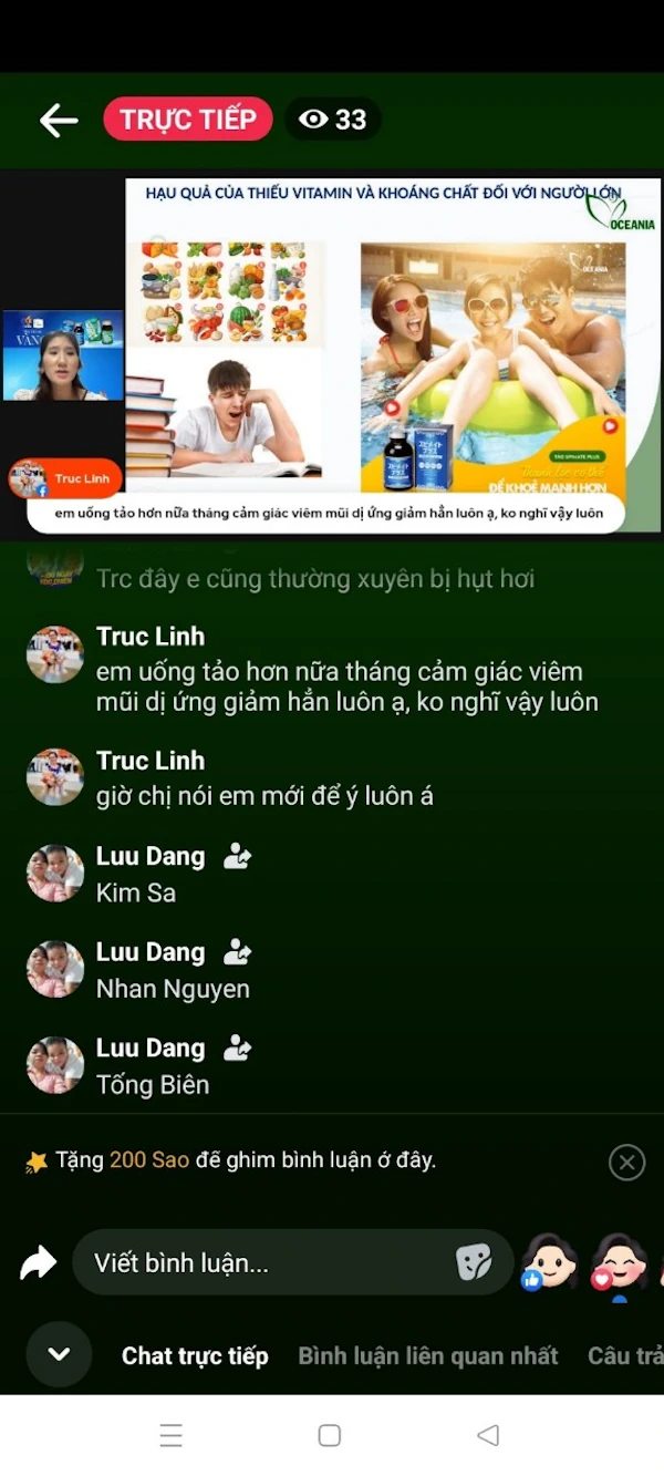 Khách Dùng Tảo Beauty Spirulina Tăng đề Kháng, Giảm Viêm Mũi Dị ứng - 1Mall.vn