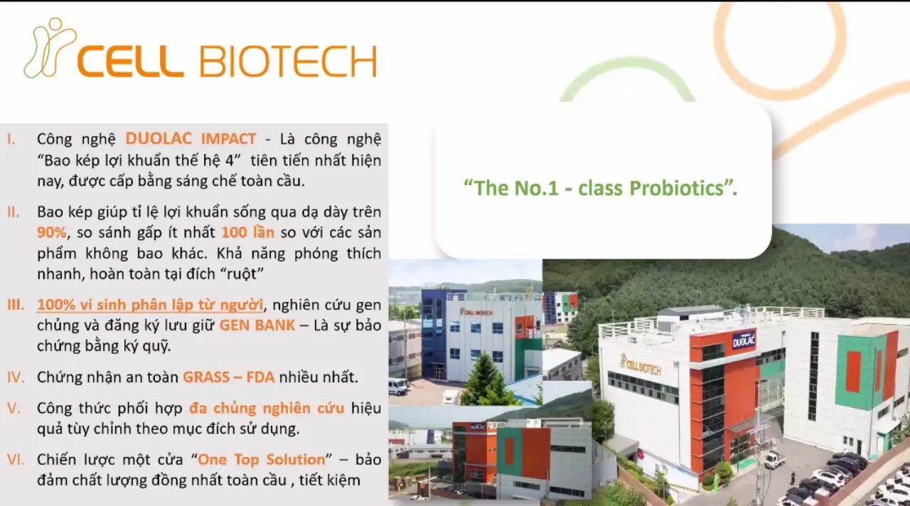 Cell Biotech - Sự Khác Biệt Về Công Nghệ Sản Xuất Men Vi Sinh