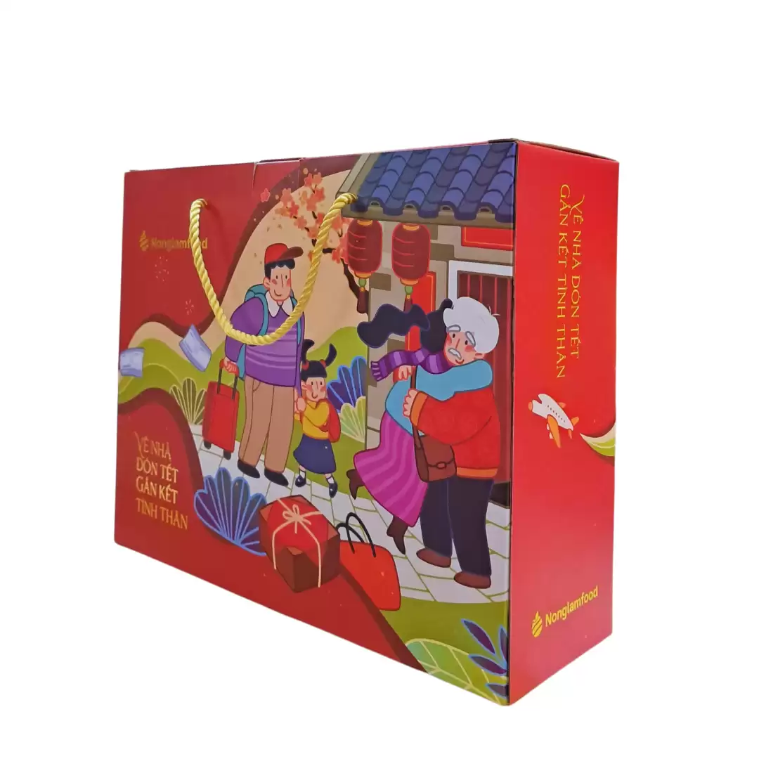 Hộp Quà Tết 2024 Xuân Đoàn Viên 01 Nông Lâm Food - Droppii Mall