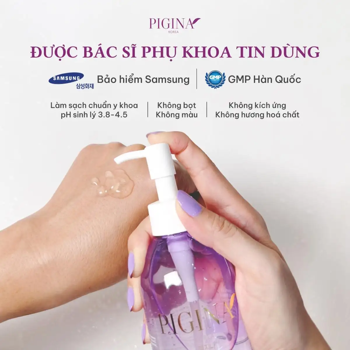 Được Bác Sĩ Phụ Khoa Tin Dùng - Dung Dịch Vệ Sinh Phụ Nữ Pigina - Droppii Mall