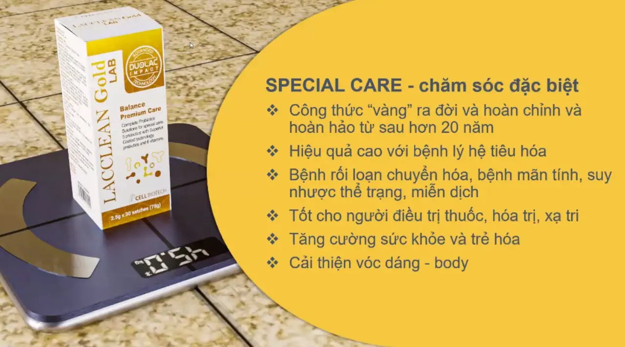 Lacclean Gold Lab - Cải Thiện Vóc Dáng Và Body, Tăng Cường Sức Khỏe - 1Mall.vn