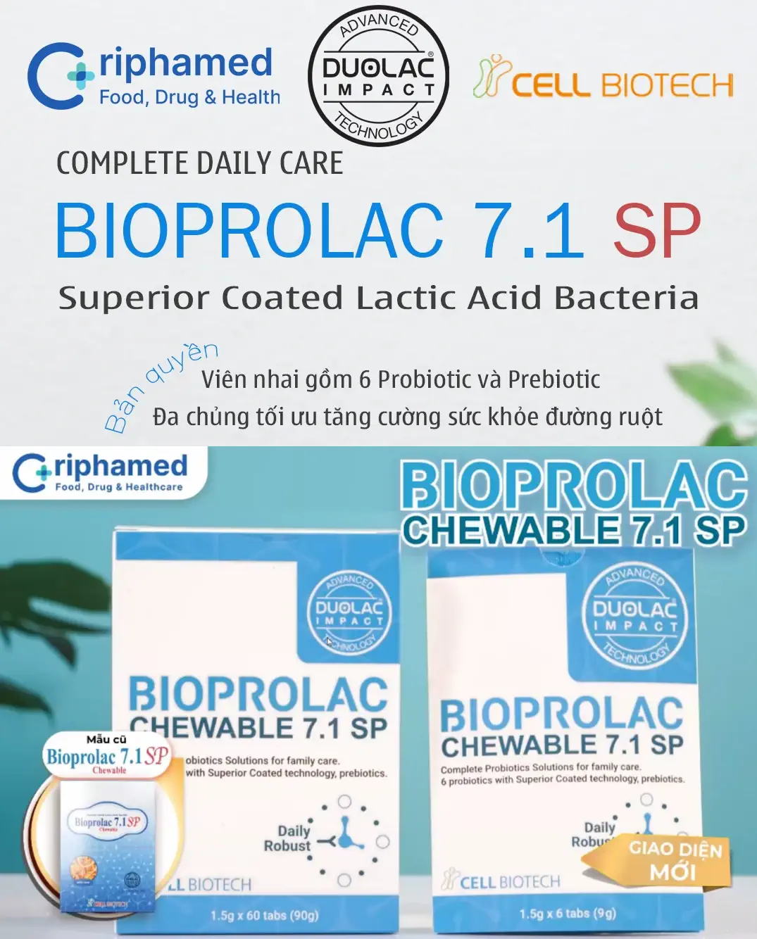 Mẫu Bao Bì Mới Của Bioprolac 2024 - 1Mall.vn