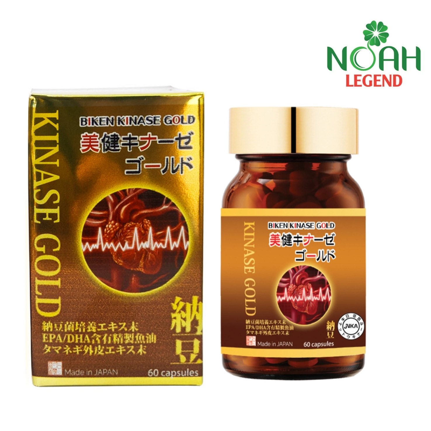 Viên uống hỗ trợ ngăn ngừa các triệu chứng đột quỵ Biken Kinase Gold - 1Mall.vn