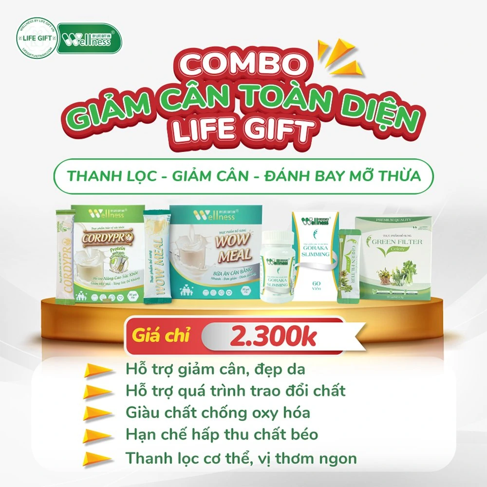 Combo Giảm Cân Toàn Diện Life Gift Việt Nam - 1Mall.vn