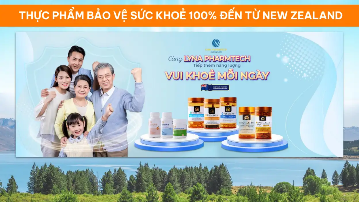 Lyna Pharmtech - Thực Phẩm Bảo Vệ Sức Khỏe 100% đến Từ New Zealand - 1Mall.vn