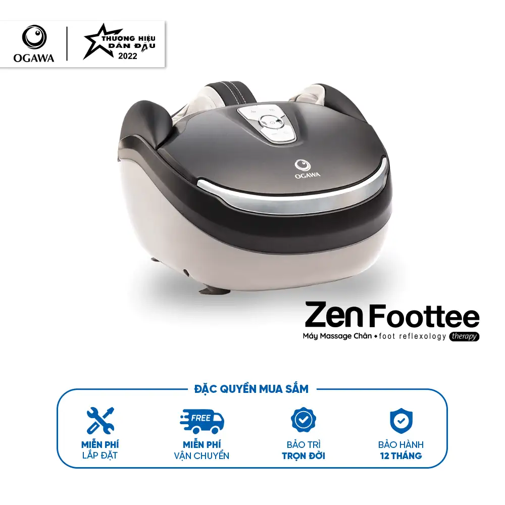 Máy massage chân - Foot Reflexology Ogawa foot massage Zen Foottee (OF-3005) bảo trì trọn đời - 1Mall.vn