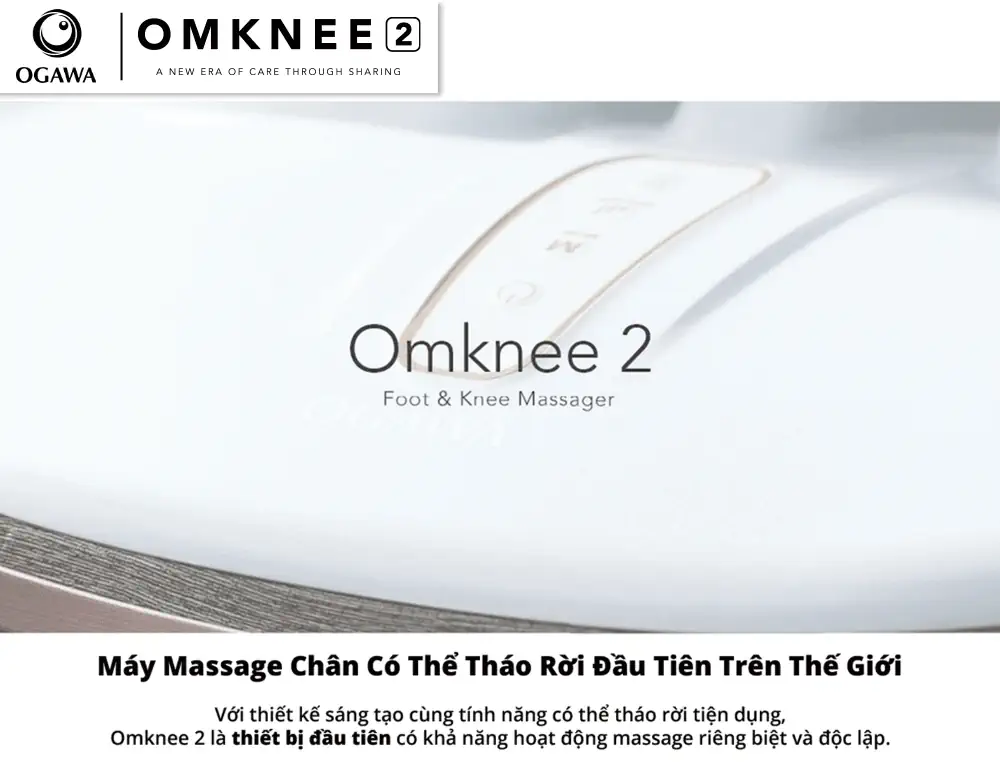 Máy massage chân OGAWA foot reflexology Omknee 2.0 (OF-2004) 2 bộ phận massage độc lập - 1Mall.vn