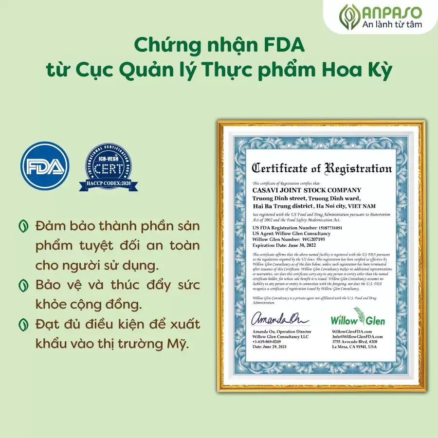 Nui Rau Củ Ăn Dặm Anpaso - Chứng Nhận Fda Hoa Kỳ