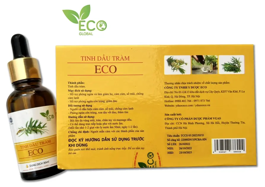 Thành phần Tinh dầu tràm ECO chính hãng giá rẻ - 1Mall.vn