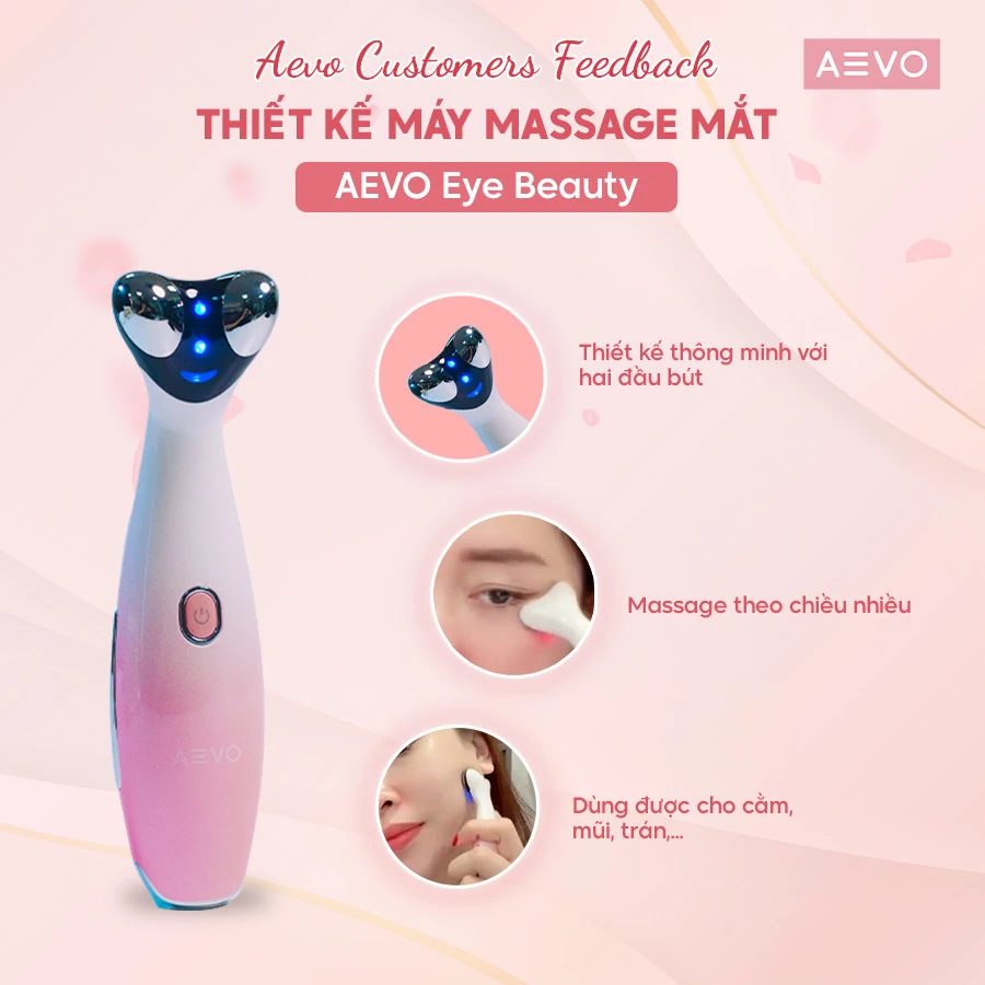 Thiết kế máy massage mắt Aevo Eye Beauty - 1Mall.vn
