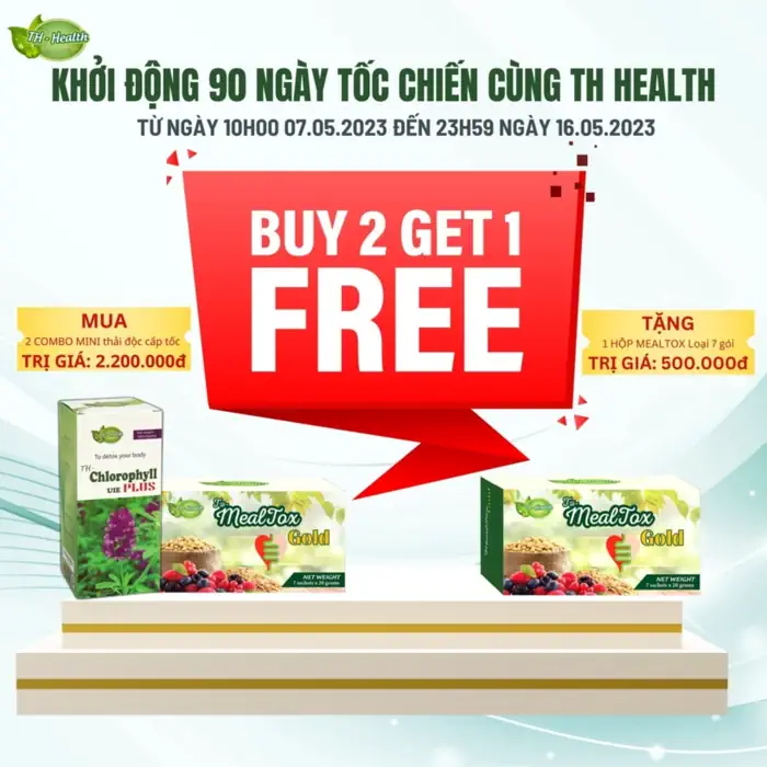 Khuyến mãi TH Health khởi động 90 ngày tốc chiến - 1Mall.vn