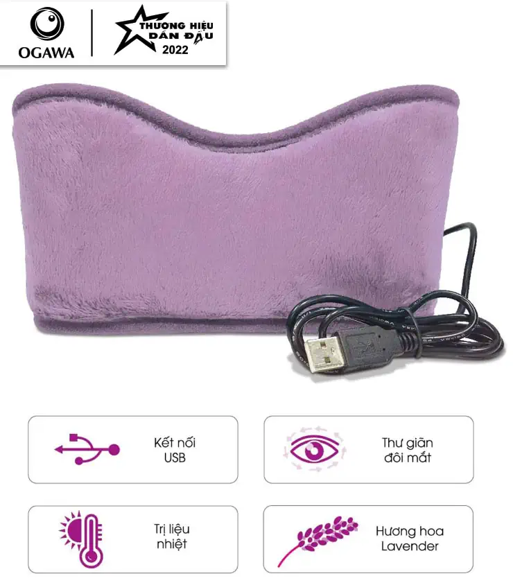 Tiện ích và tính năng Máy Massage mắt Ogawa USB Eye Mask With Lavender Aroma - 1Mall.vn