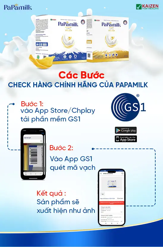 Kiểm Tra Mã Vạch Papamilk Height And Gain Sữa Non Chứa Tổ Yến Chính Hãng - 1Mall.vn