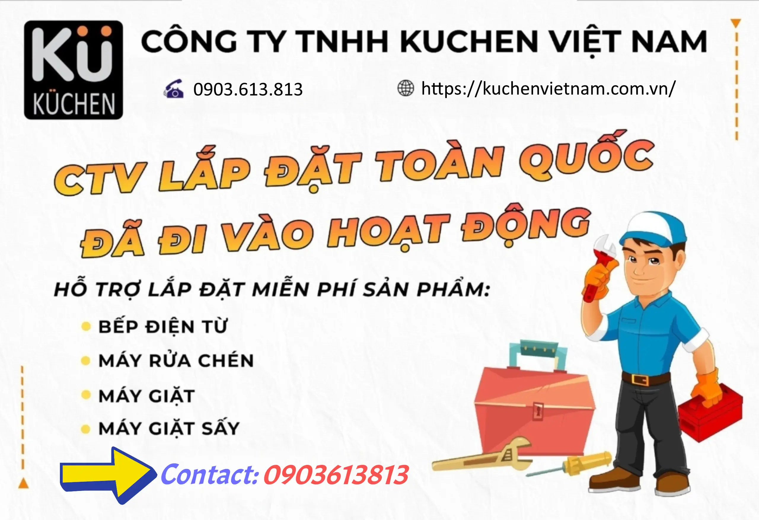Kuchen Việt Nam Lắp đặt Toàn Quốc đi Vào Hoạt động - 1Mall.vn