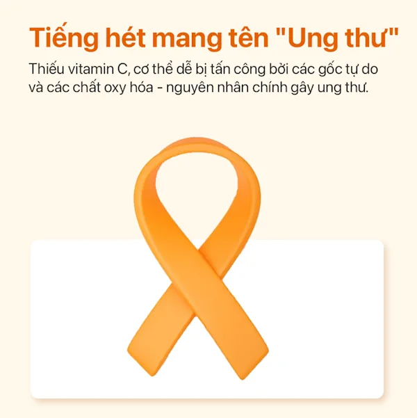 Thiếu Vitamin C Dễ Dẫn đến Ung Thư Do đề Kháng Yếu - Ester C