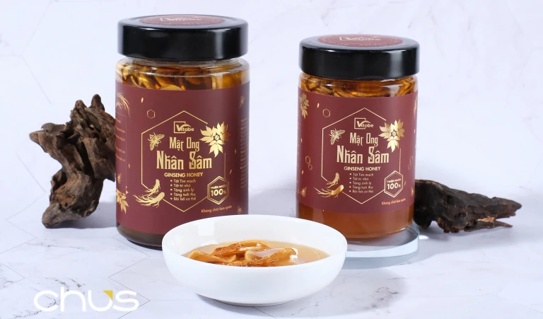 Ảnh Thực Tế Mật Ong Nhân Sâm 560g - Mật Ong Vitobe - 1Mall.vn