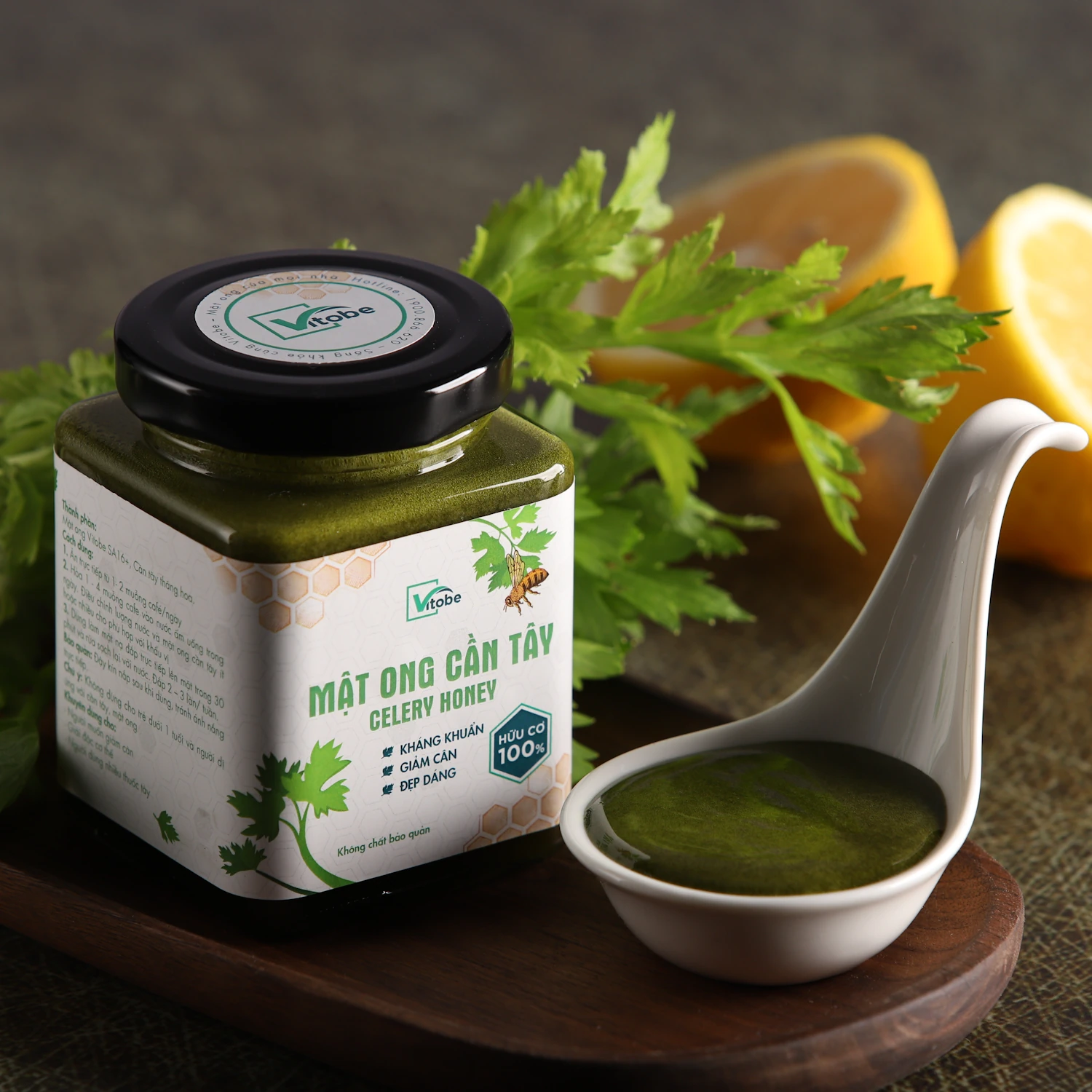 Ảnh Thực Tế Mật Ong Cần Tây Celery Honey - Mật Ong Vitobe - 1Mall.vn