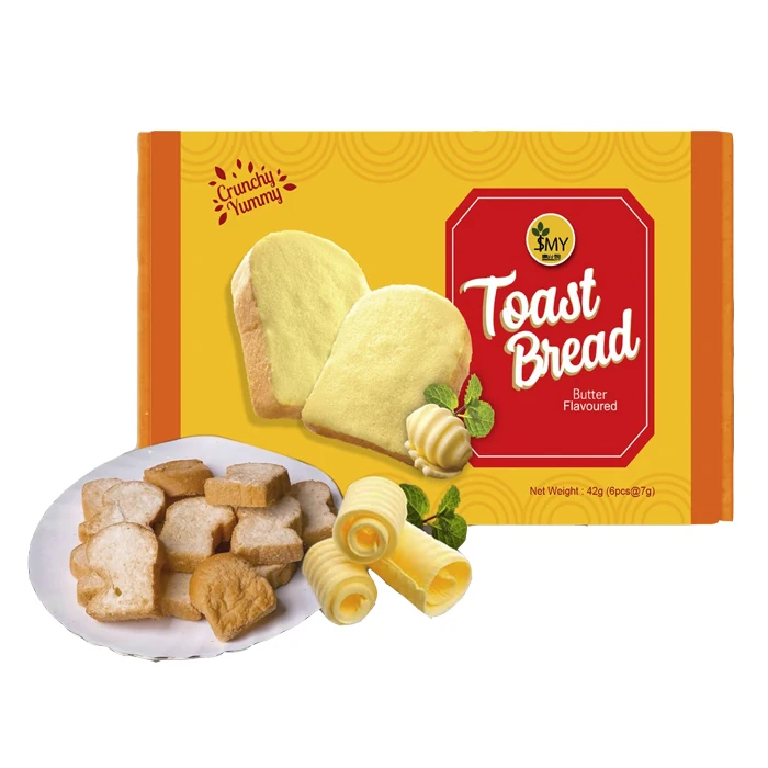 Bánh Mì Nướng Loại Lớn Toast Bread Butter Flavoured 60g - 1Mall.vn