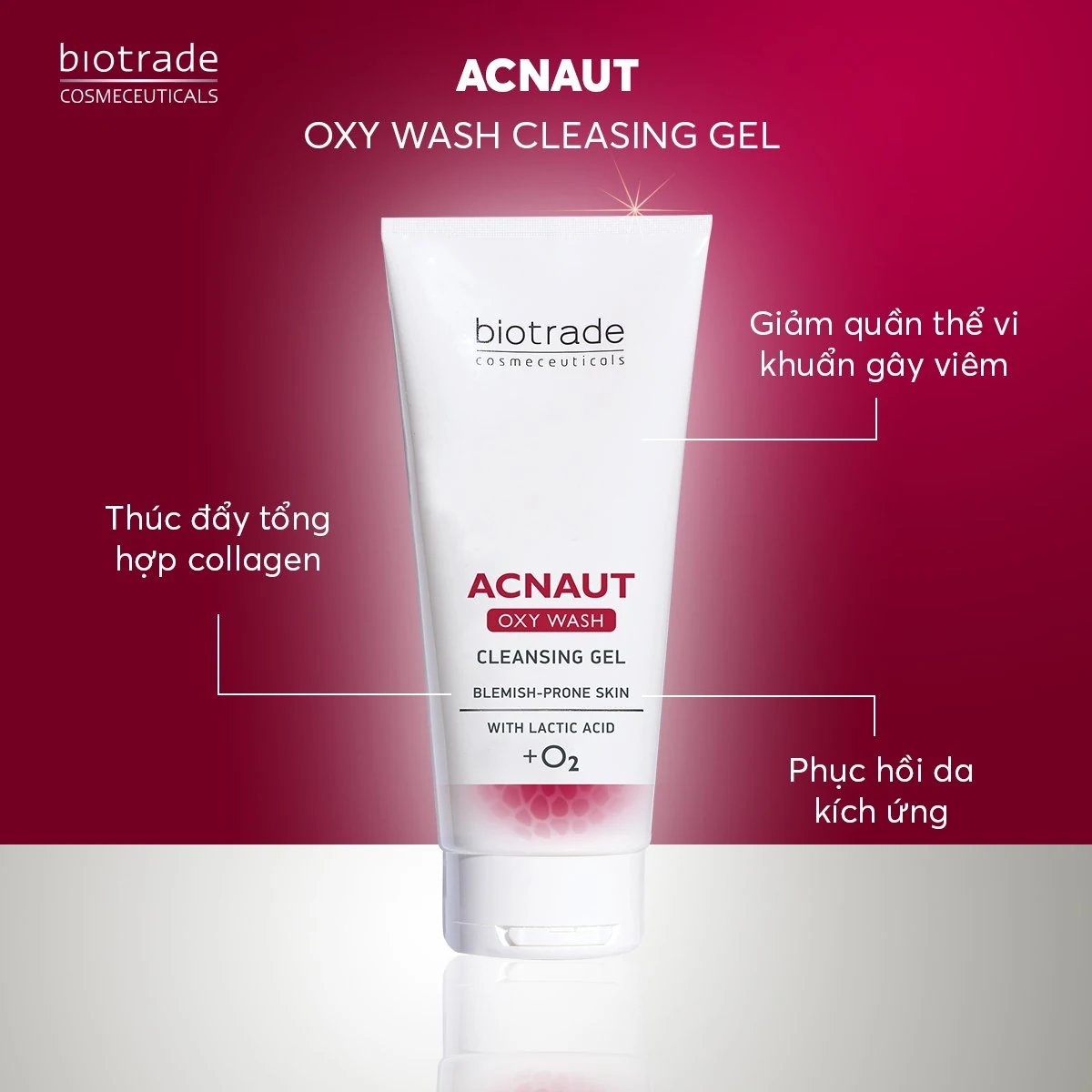 Công Dụng Gel Rửa Mặt Biotrade Acnaut Oxy Wash Cleansing Gel - 1Mall.vn