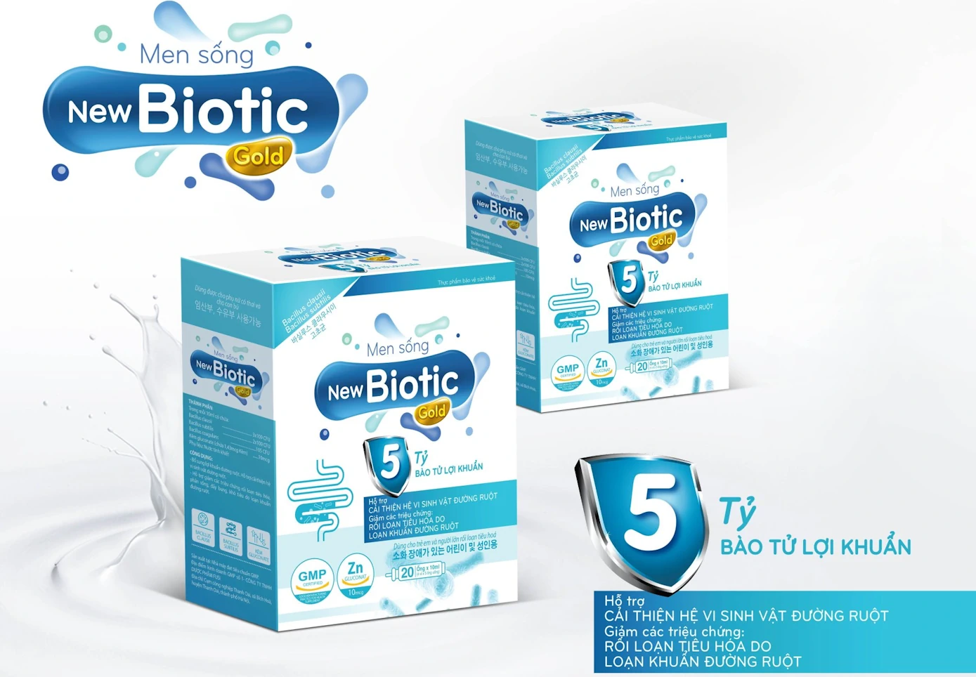 Công Dụng Men Sống New Biotic Gold - 1Mall.vn