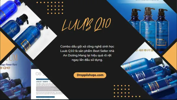 Dầu Gội + Dầu Xả Công Nghệ Vi Sinh Psbbio Luub Q10 đào Thải độc Tố