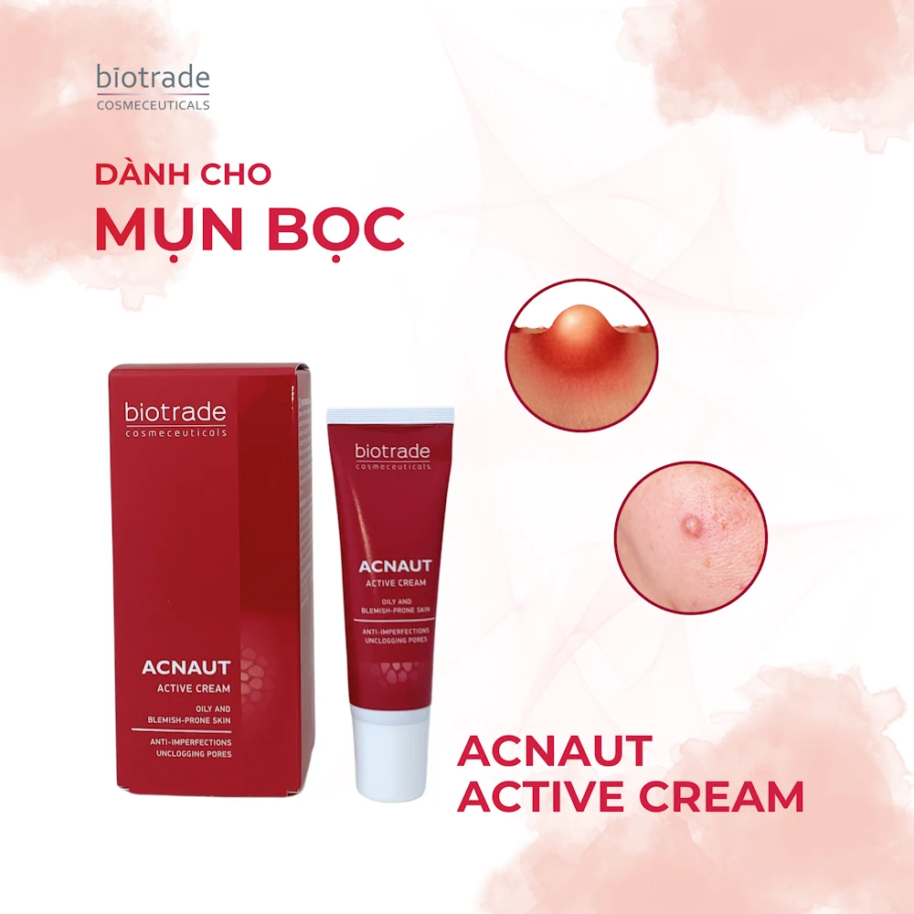 Kem Chấm Mụn Hoạt Tính Biotrade Acnaut Active Cream Dành Cho Mụn Bọc - 1Mall.vn