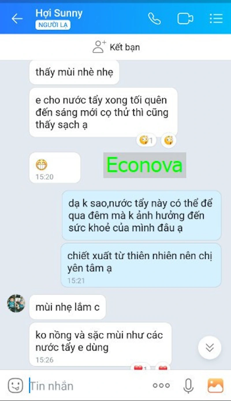 Khách Hàng Review Nước Tẩy Rửa Nhà Vệ Sinh Econova - Detergente Per Wc A Base Di Erbe - 1Mall.vn