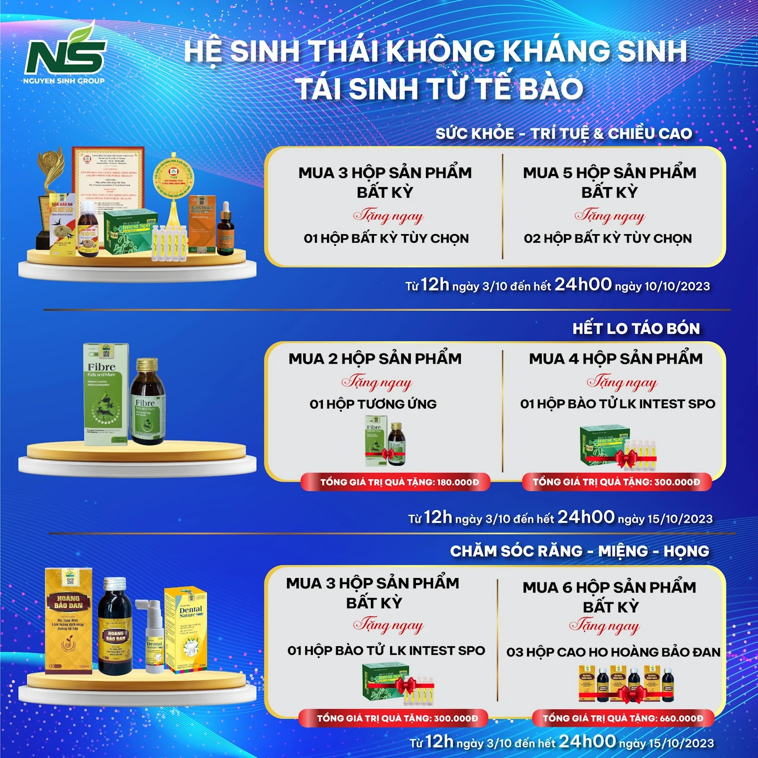 Khuyến Mãi Nguyên Sinh Group Tháng 10 - 1Mall.vn