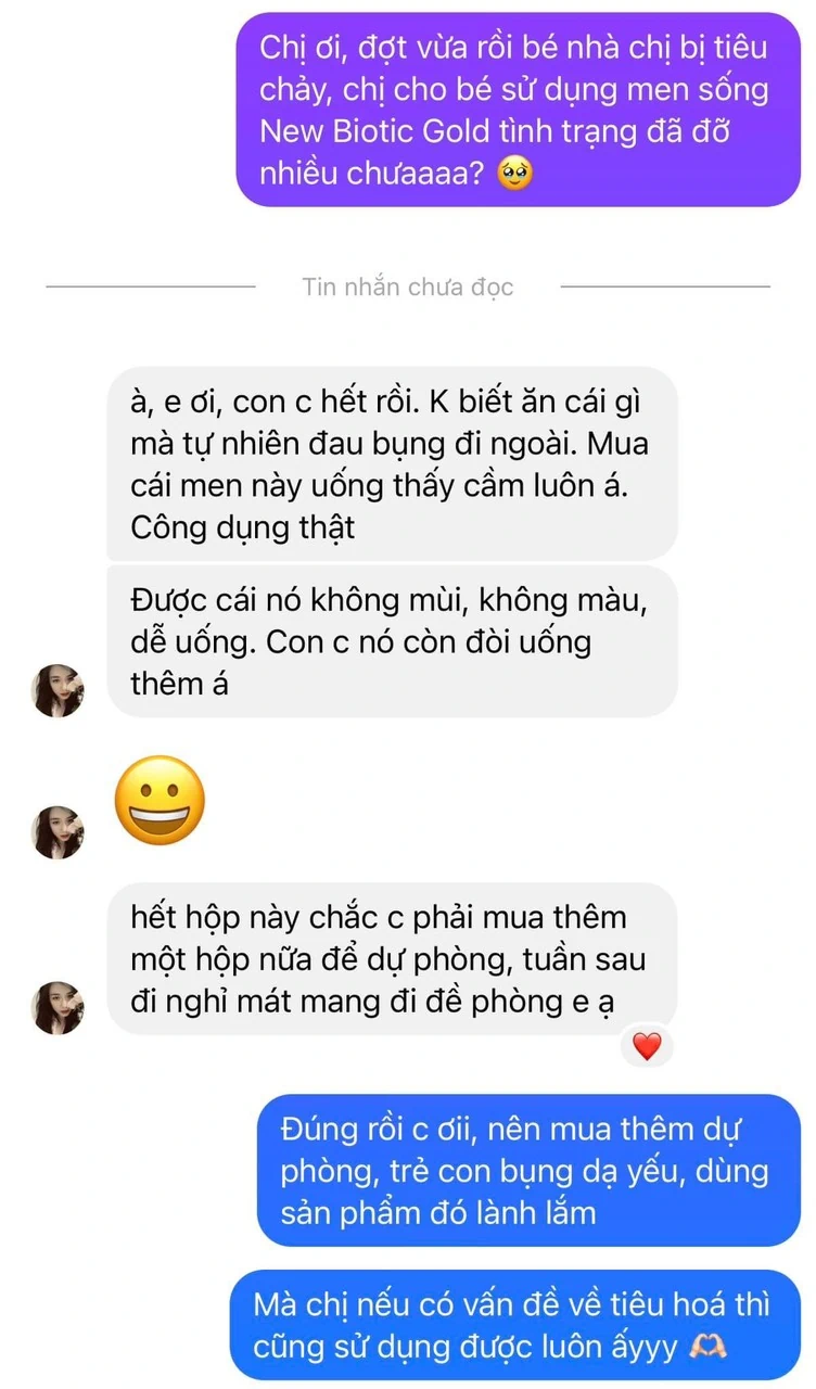 Men Sống New Biotic Gold Không Mùi Không Màu, Dễ Dùng Cho Cả Trẻ Em - 1Mall.vn