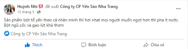 Review Bột Tổ Yến - Thơm Và Ngọt Nhẹ, Phù Hợp Người ăn Kiêng - 1Mall.vn