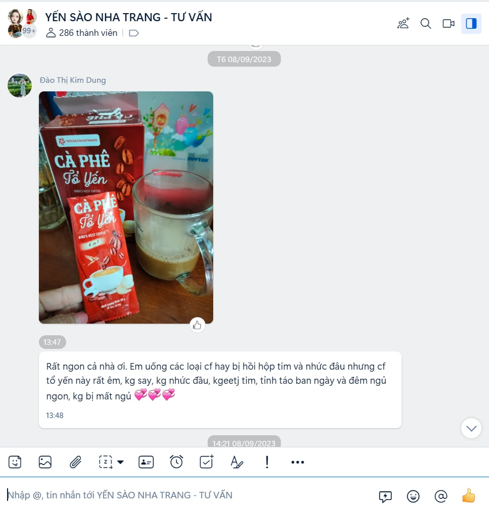 Review Cà Phê Tổ Yến - Sản Phẩm Uống Rất êm, Không Say, Không Nhức đầu, Không Mệt Tim, Tỉnh Táo Ban Ngày, Ngủ Ngon Ban đêm - 1Mall.vn