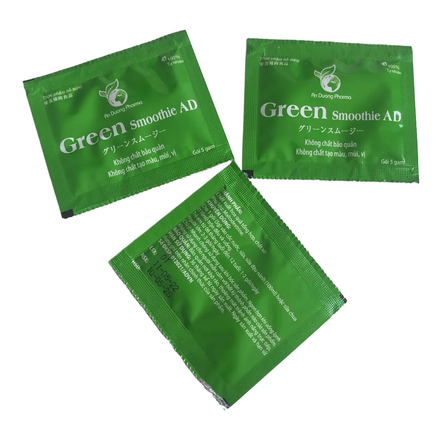 Thông Tin Trên Gói Sản Phẩm Green Smoothie Ad - Tổng Hợp 219 Loại Rau Củ Quả Nhập Khẩu Từ Nhật Bản - Fine Japan - 1Mall.vn