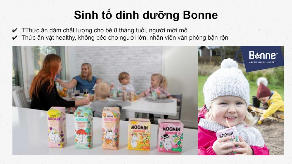 Bonne - Smoothie Soul Juice - Thức ăn Dặm Chất Lượng Cho Bé 8 Tháng Tuổi - 1Mall.vn