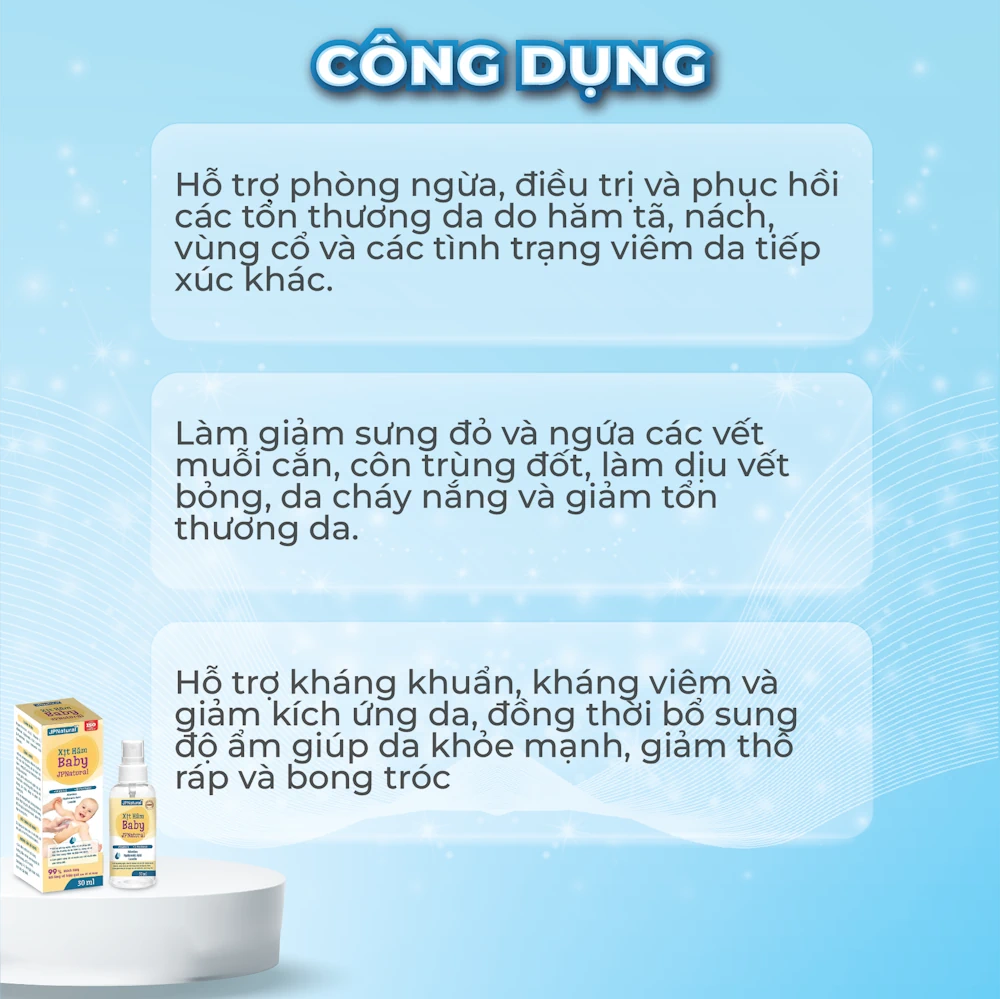 Công Dụng Xịt Hăm Baby Jpnatural - 1Mall.vn