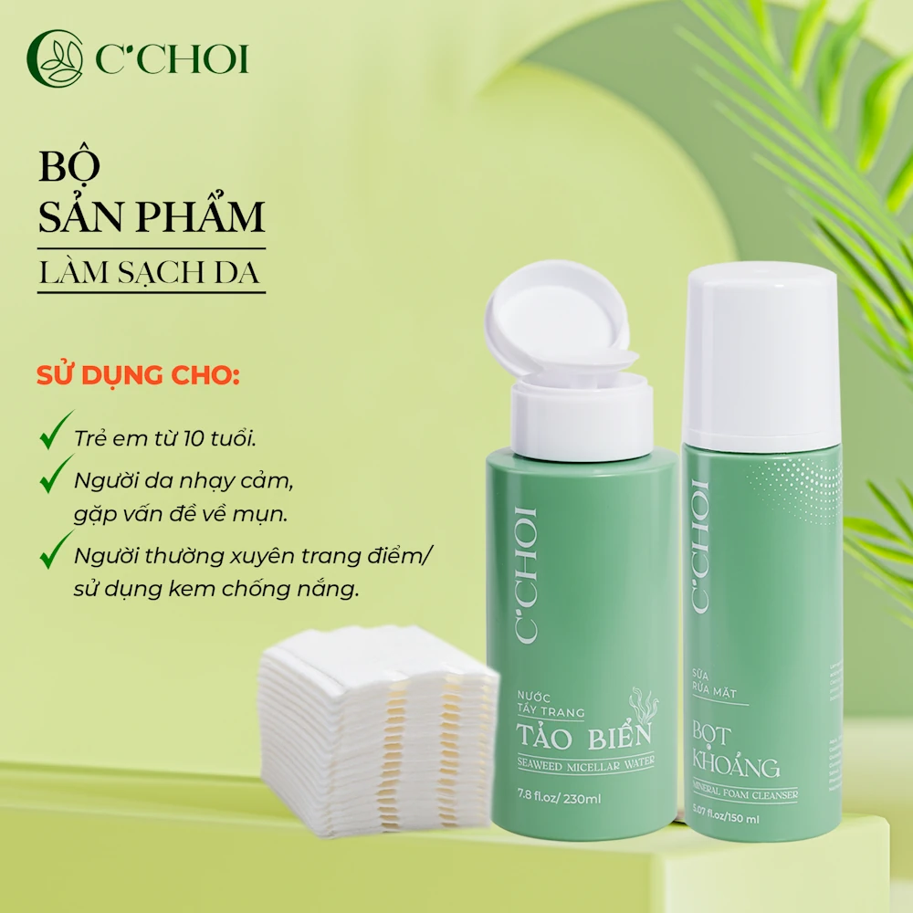 Đối Tượng Sử Dụng Bộ Sản Phẩm Làm Sạch Da C’choi - Punar - 1Mall.vn