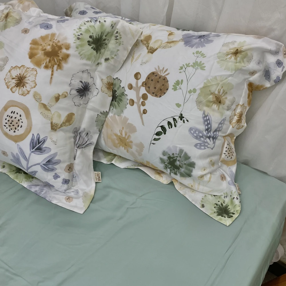 Ga Trải Giường Drap Tencel 60s Màu Xanh - Tân Phát - 1Mall.vn