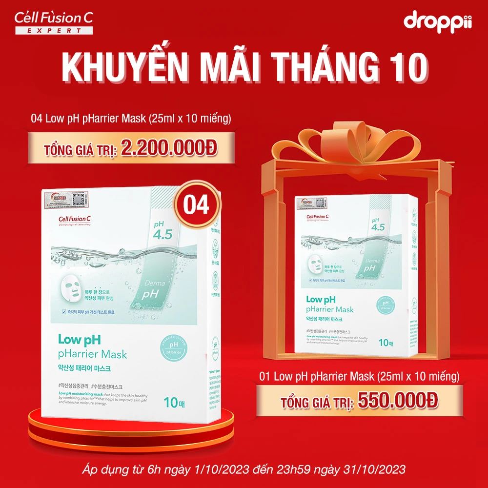Khuyến Mãi Cell Fusion C Low Ph Pharrier Mask - 1Mall.vn