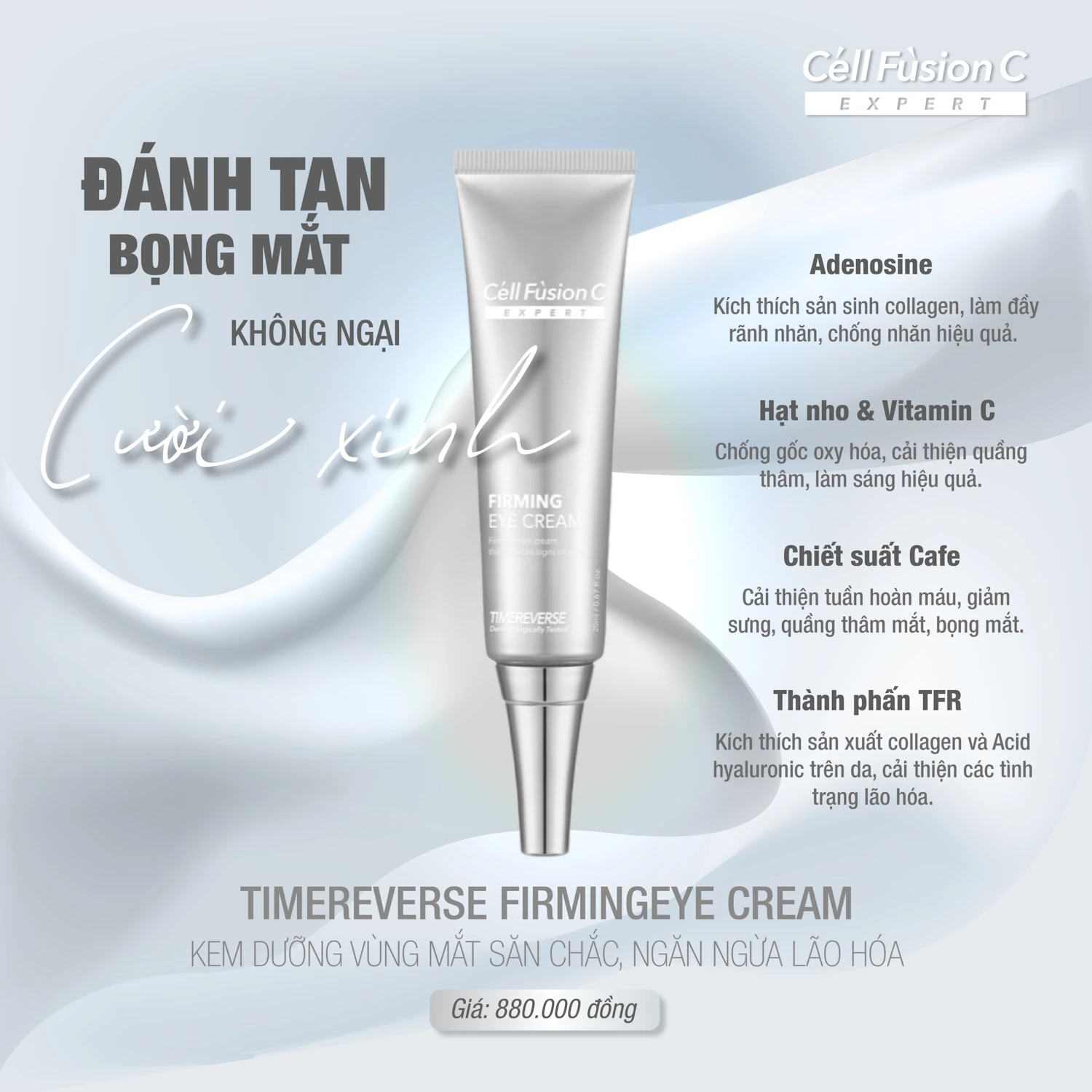 Thành Phần Kem Dưỡng Vùng Mắt Time Reverse Firming Eye Cream Cell Fusion C Expert - 1Mall.vn