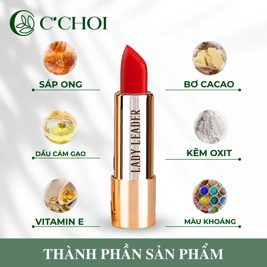 Thành Phần Son Sáp C’choi - Lady Leader - Punar - 1Mall.vn