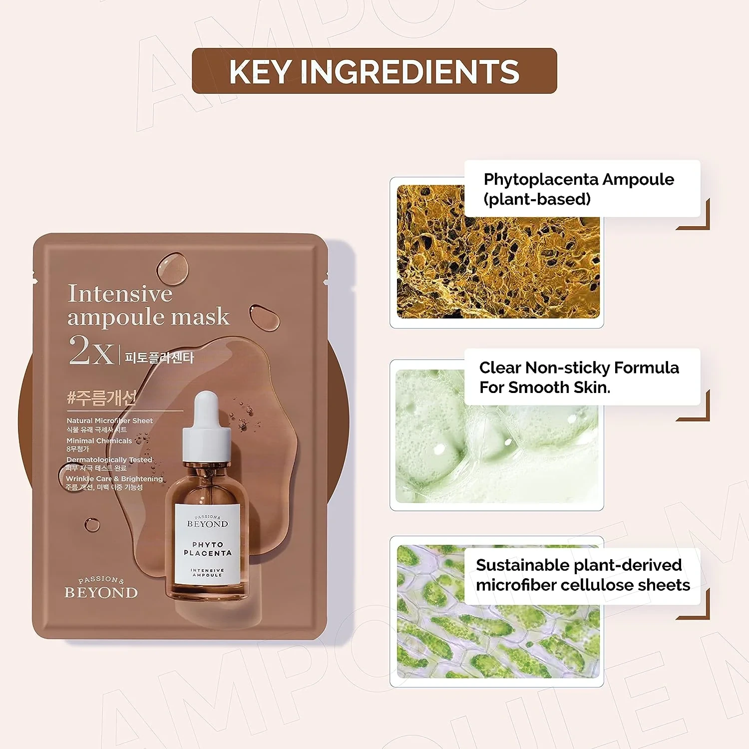 Thành Phần Chính Mặt Nạ Tái Tạo Da Beyond Intensive Ampoule Mask 2x Phytoplacenta (màu Nâu) - Lg Vina - 1Mall.vn