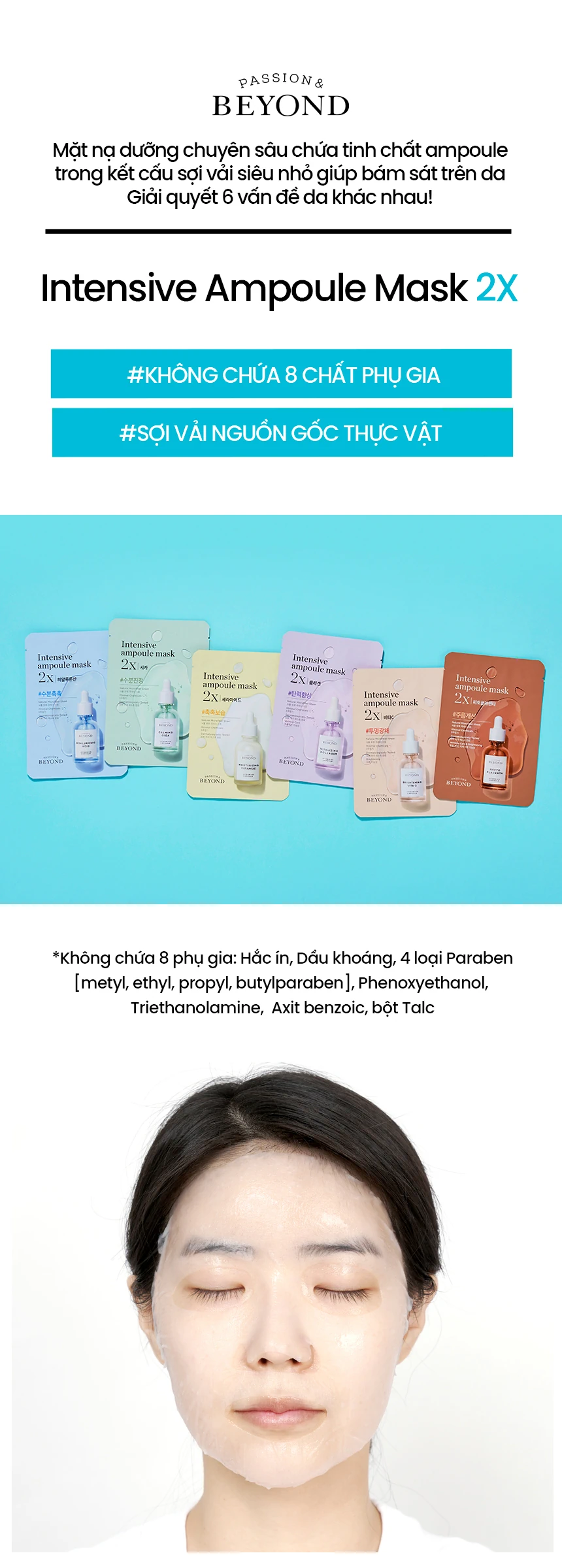 Ưu điểm Mặt Nạ Cấp ẩm Beyond Intensive Ampoule Mask 2x - Lg Vina - 1Mall.vn