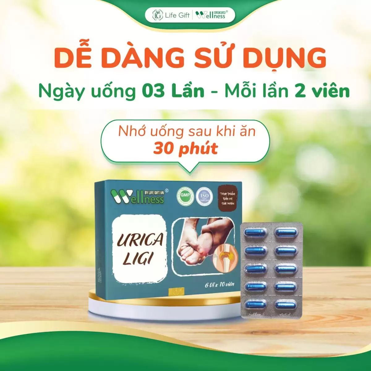 Cách Sử Dụng Thực Phẩm Hỗ Trợ Bệnh Gout Urica Ligi