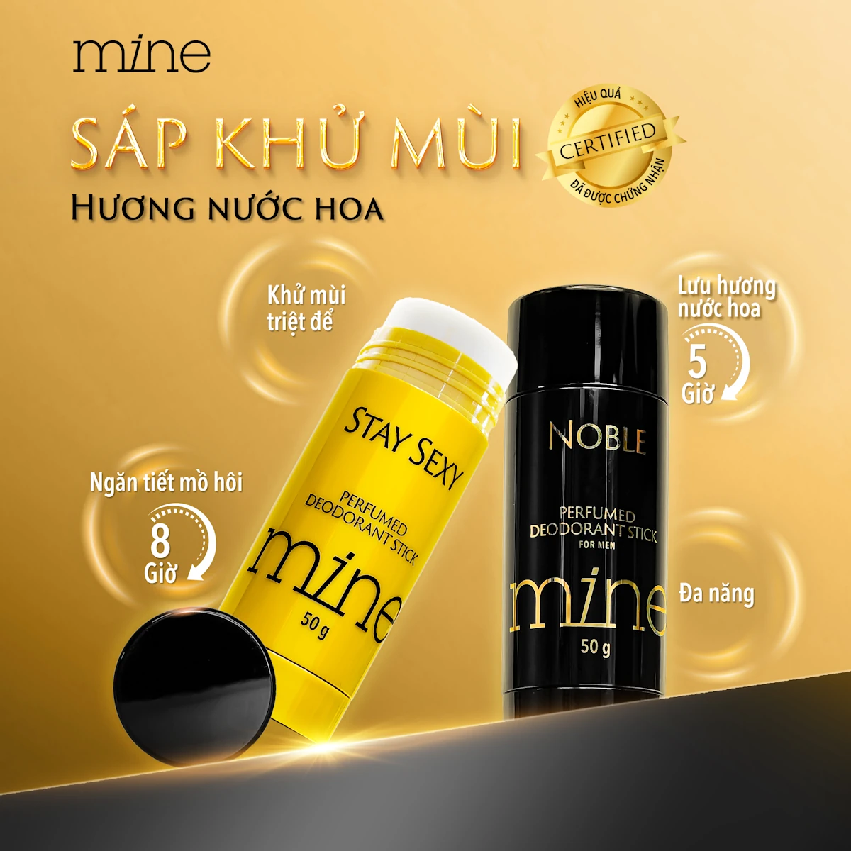 Điểm đặc Biệt Của Sáp Khử Mùi Mine Perfumed Deodorant Stick 50g - Stay Sexy And Noble