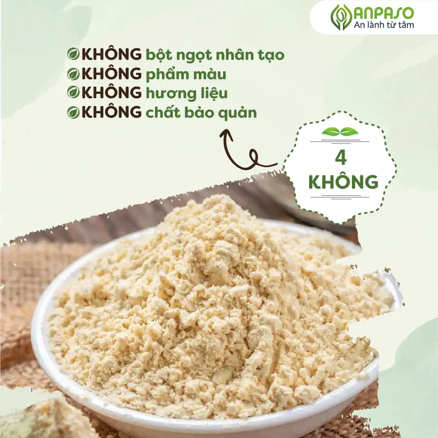 Hạt Nêm ăn Dặm Cho Bé Anpaso Màu Ngà Vàng 100% Tự Nhiên - Dễ Tan - Dễ Tiêu Hóa - Không Vón Cục - Droppii Mall
