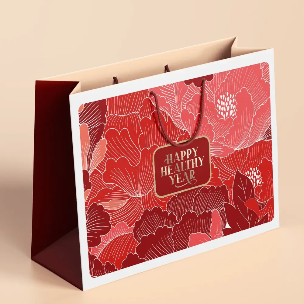 Hộp Quà Tết 2024 Happy Nuts - Túi Giâý May Mắn 1 - 1Mall.vn
