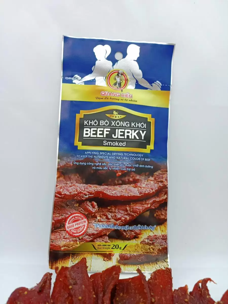 Khô Bò Beef Jerky Vị Xông Khói Quang Hiển 20gr = 1Mall.vn