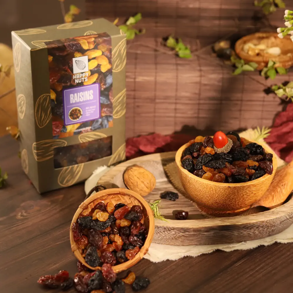 Nho Khô 3 Màu Happy Nuts Việt Nam 500gr - Droppii Mall