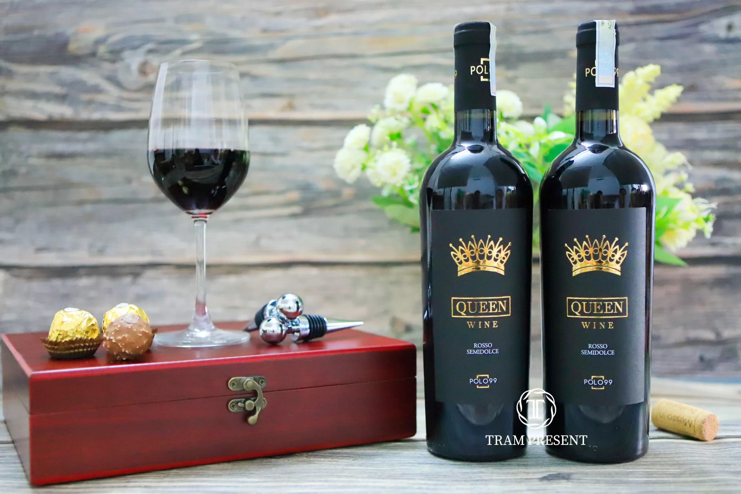 Rượu Vang Polo 99 Queen Wine Vino Da Tavola Rosso 75c - 1Mall.vn
