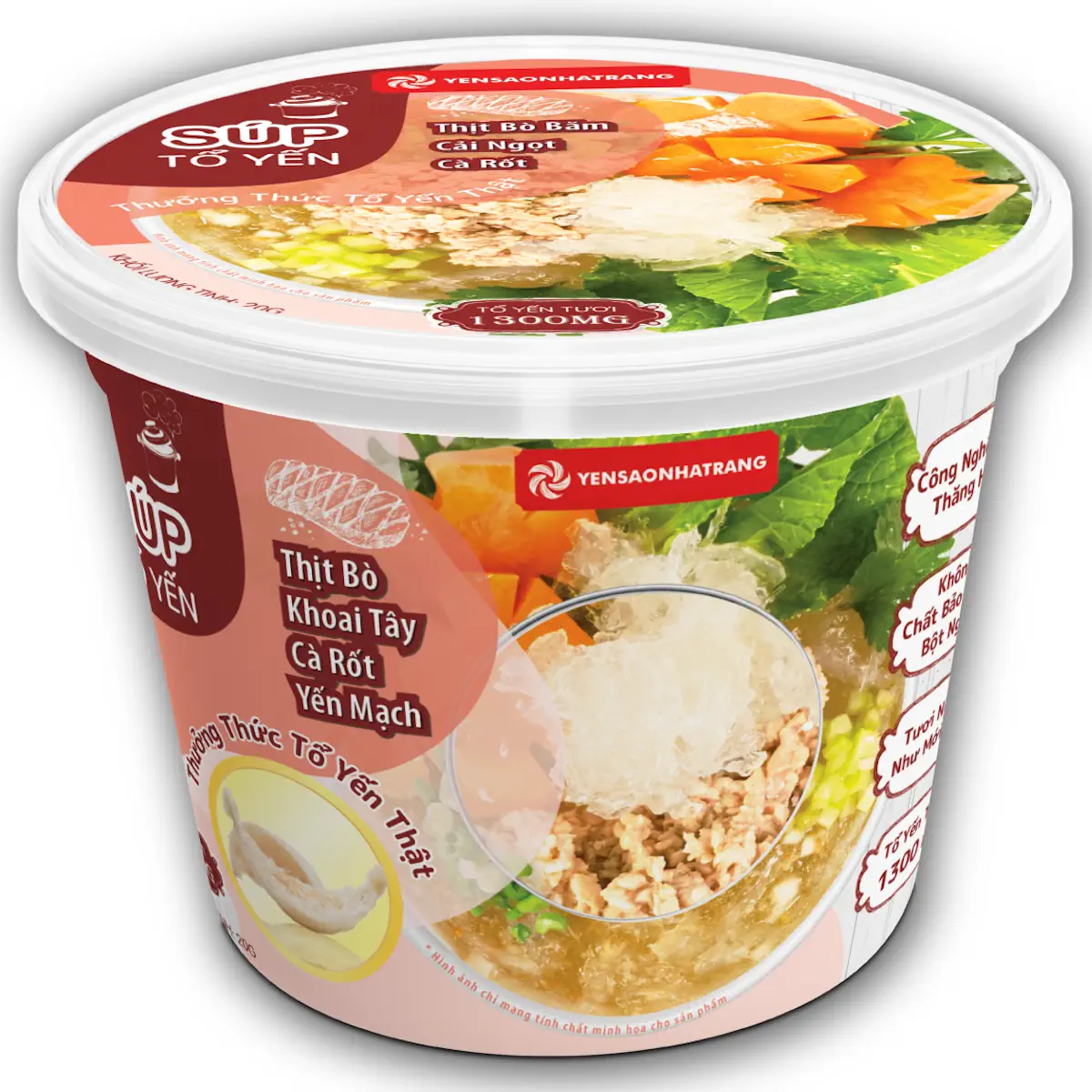 Súp Tổ Yến Thịt Bò, Khoai Tây, Cà Rốt, Yến Mạch - Yến Sào Nha Trang - Droppii Mall